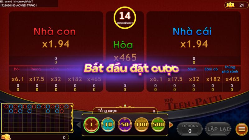 game TeenPatti  tại Kingfun